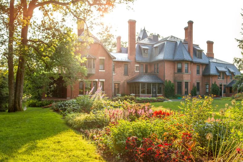Exterior and gardens for the A.D. White House