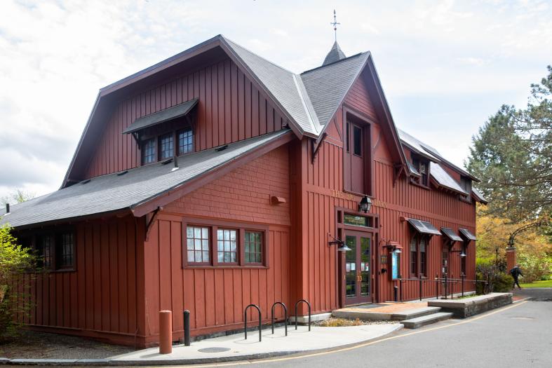 Entrance to the Big Red Barn