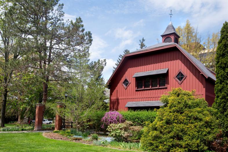 Gardens outside Big Red Barn