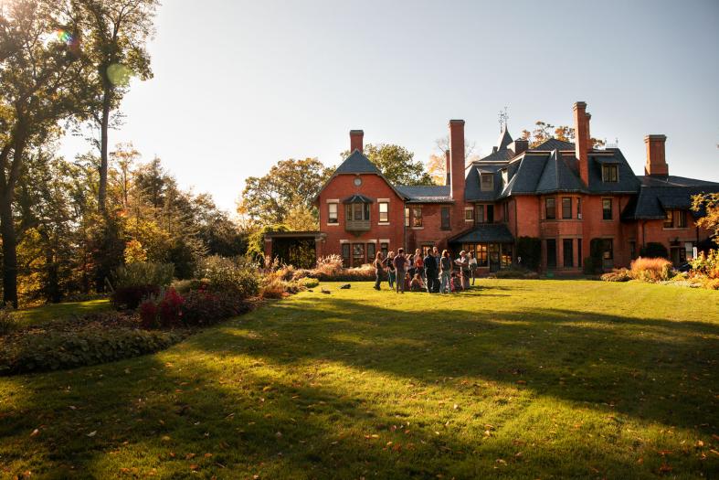 Gardens and exterior of A.D. White House