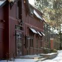 Main entrance to the Big Red Barn.