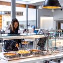 Self-serve buffet at Morrison Dining.
